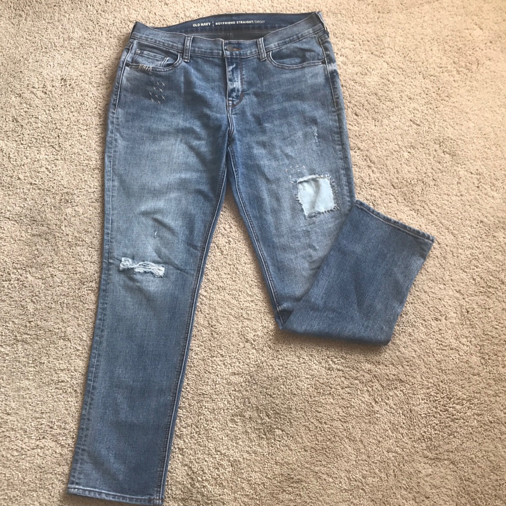 Old Navy Patchwork Jeans!